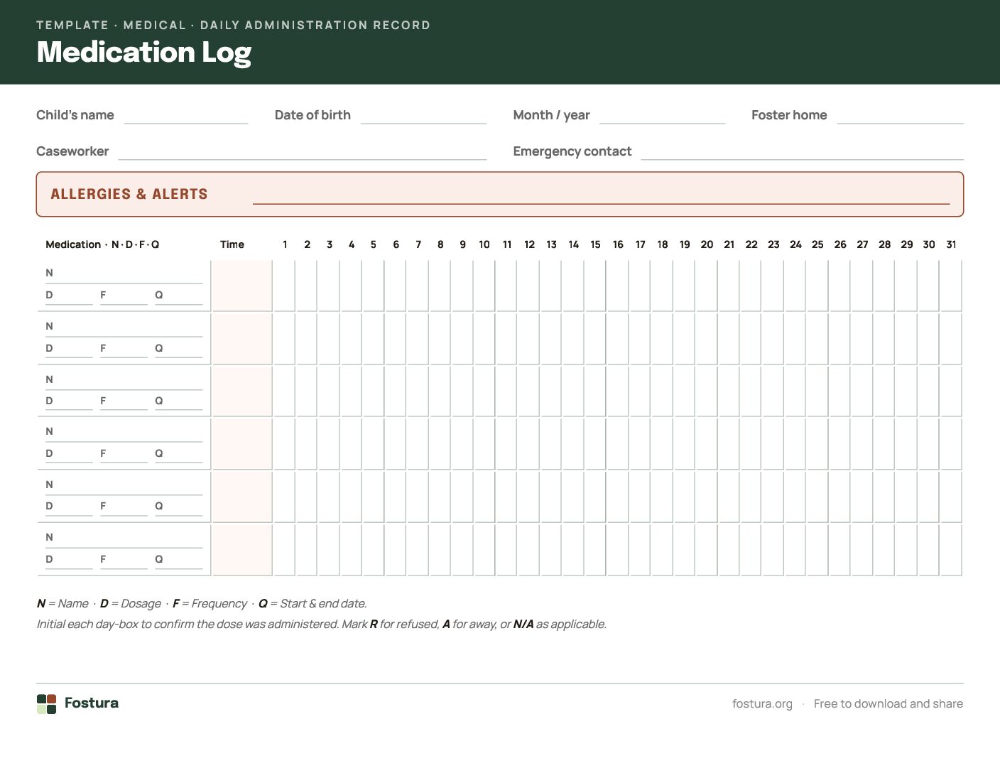 Medication Log