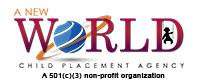 A New World Child Placement Agency logo